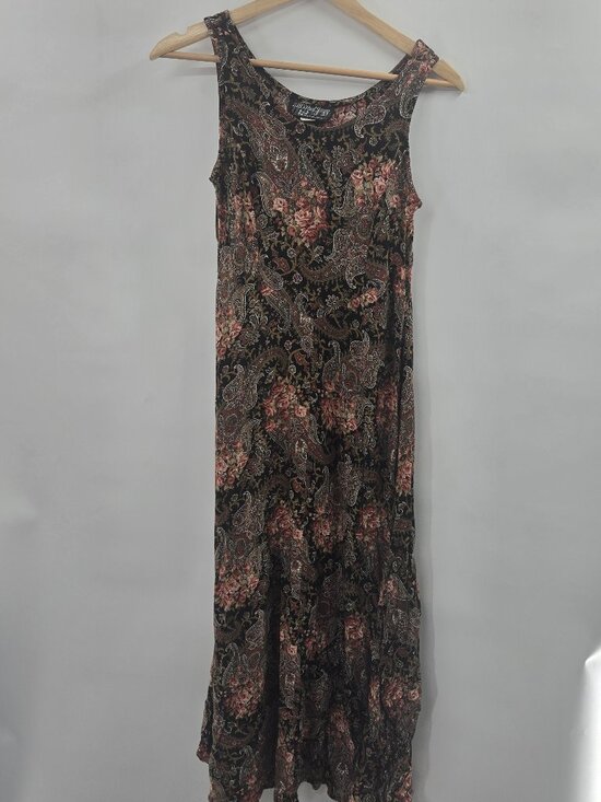 All that Jazz Dresses & Skirts - Vintage 90s All that Jazz Paisley Floral Maxi Dress Approx Small